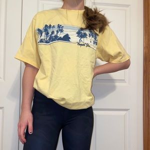 Yellow Newport Blue t-shirt